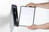 Durable A4 Sherpa Style Economy Wall Display System with Panels, Black AO585401