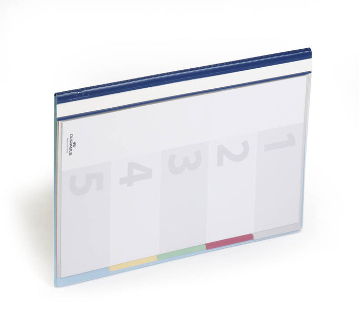 Durable Divisoflex A4 5 Divider Organisational Folder, Blue AO255706