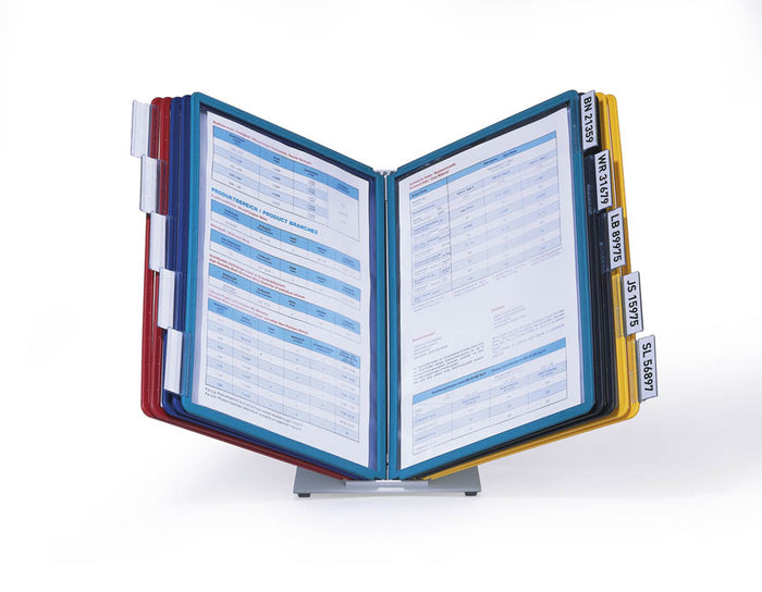 Durable Vario Table 10 A4 Display System 10 Assorted Panels AO557000