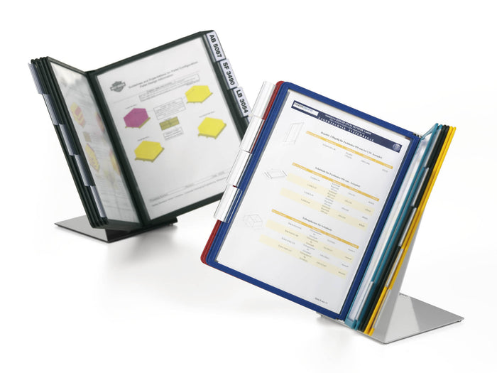 Durable Vario Table 10 A4 Display System 10 Assorted Panels AO557000