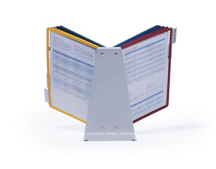 Durable Vario Table 10 A4 Display System 10 Assorted Panels AO557000