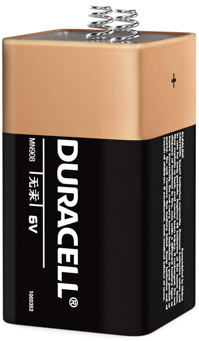 Duracell 6V MN908 Coppertop Alkaline Battery FPDU02601NZ
