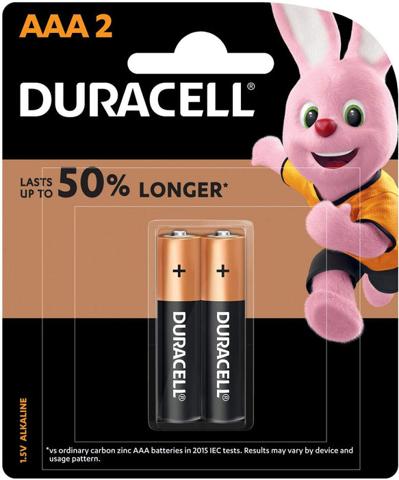 Duracell AAA Alkaline Batteries 2's Pack FPDU02102NZ