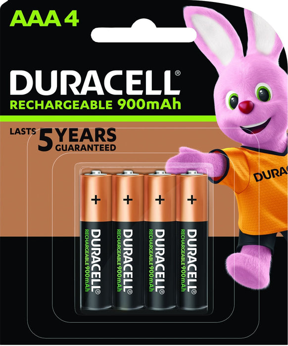 Duracell AAA Rechargeable Batteries 4's Pack FPDU04104NZ