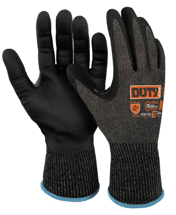 Duty Open Back Cut 5/F Gloves, Cut Resistant Gloves, 3 Pairs