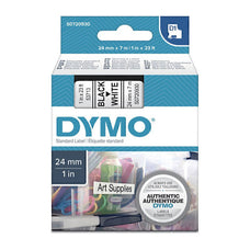 Dymo Black on White 24mm x 7m Label Tape DSDYS0720930