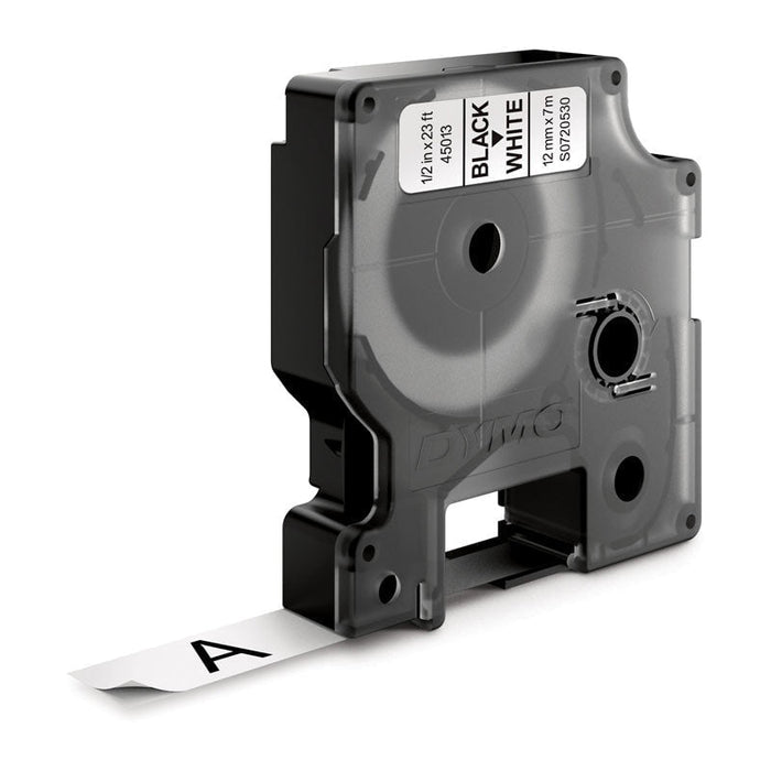 Dymo D1 Bk/Whi 12Mmx7M Pk10 DSDY2093097