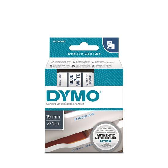 Dymo D1 Tape 19mm Blue on White (45804) DSDYS0720840