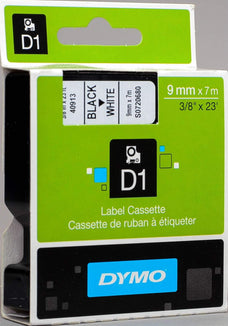Dymo D1 Tape 9mm Black on White (40913) DSDYS0720680