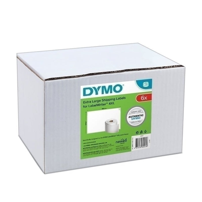 Dymo DY LW Shp Lbl 104x159mm Pk6 DSDY2128307