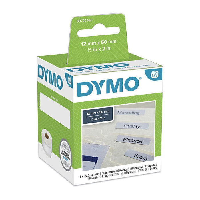 Dymo File Label 12mm x 50mm DSDYS0722460