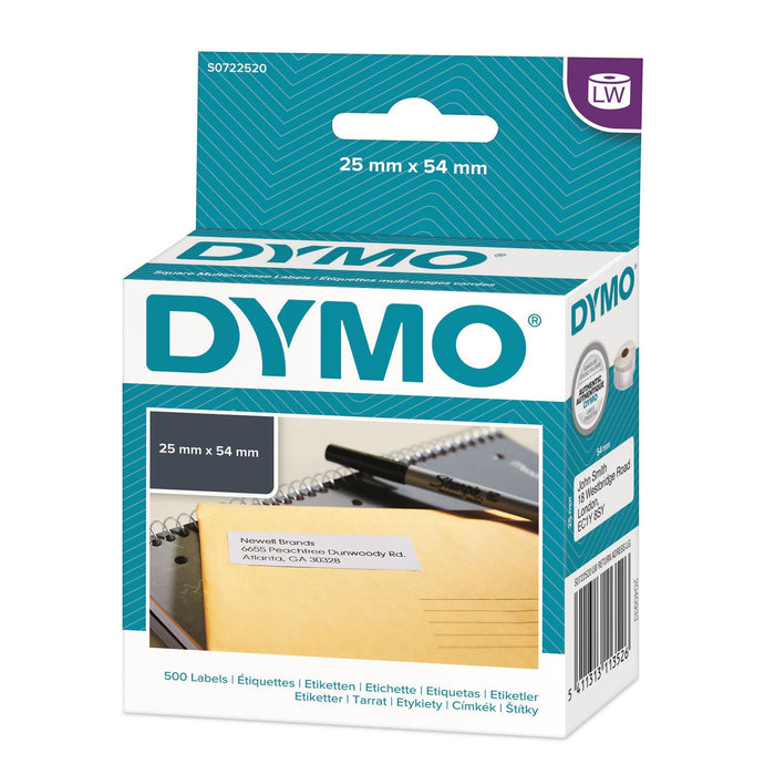 DYMO Genuine Labelwriter Address Labels 25mm x 54mm. (11352) CDS0722520