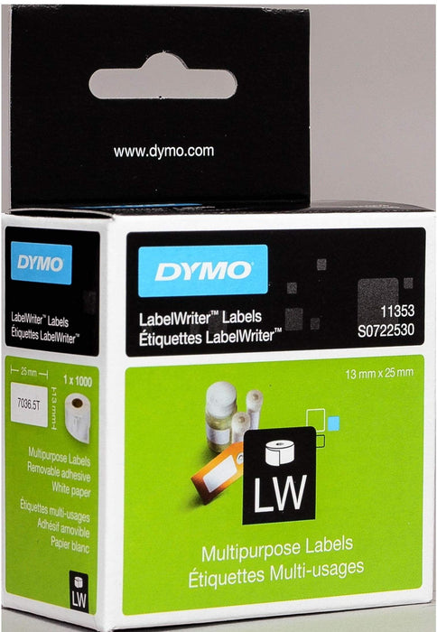 Dymo LW 25 x 13mm Multipurpose Labels (11353) DSDYS0722530