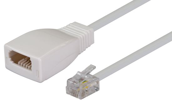 DYNAMIX 0.08m Cable-BT Socket to RJ11 Plug (for Phone to Modem Connection) CDC-BTS150