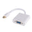 DYNAMIX 0.2m Mini DisplayPort to VGA Female Cable Convertor. Max Res: 1080p@60Hz (1920x1080) CDC-MDP-VGA