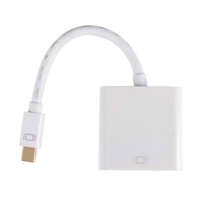 DYNAMIX 0.2m Mini DisplayPort to VGA Female Cable Convertor. Max Res: 1080p@60Hz (1920x1080) CDC-MDP-VGA