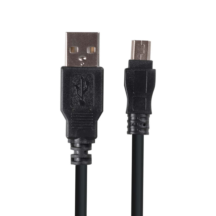 DYNAMIX 0.3m USB 2.0 Mini-B (5-pin) Male to USB-A Male Connectors. CDC-U2AMB-03