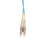 DYNAMIX 0.5M 50u LC/LC OM3 Fibre Lead (Duplex, Multimode) Aqua LSZH Jacket CDFL-LCLC50-0