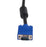 DYNAMIX 0.5m VESA DDC1 & DDC2 VGA Male/Male Cable - Moulded, BLACK Colour. Coaxial Shielded CDC-VDDCBK-MM0