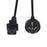 DYNAMIX 0.75M 3-Pin Plug to IEC C13 Female Plug 10A, SAA Approved Power Cord. 1.0mm copper core. BLACK Colour. CDC-POWERCTQ