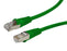 DYNAMIX 1.5m Cat6A S/FTP Green Slimline Shielded 10G Patch Lead. 26AWG (Cat6 Augmented) 500MHz with Gold Plate Connectors. CDPLG-AUGS-1H