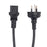 DYNAMIX 1.8M 3-Pin Plug to IEC C13 Female Plug 10A, SAA Approved Power Cord. 1.0mm copper core. BLACK Colour. CDC-POWERC