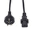 DYNAMIX 1.8M 3-Pin Plug to IEC C13 Female Plug 10A, SAA Approved Power Cord. 1.0mm copper core. BLACK Colour. CDC-POWERC