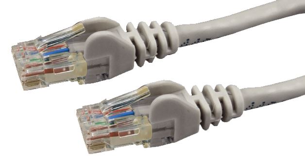 DYNAMIX 1m Cat6 Grey UTP Patch Lead (T568A Specification) 250MHz 24AWG Slimline Snagless Moulding with Unshielded Gold Plate Connector. CDPLGY-C6A-1