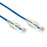 DYNAMIX 1m Cat6A 10G Blue Ultra-Slim Component Level UTP Patch Lead (30AWG) with RJ45 Unshielded Gold Plated Connectors. Supports PoE IEEE 802.3af (15.4W). CDPLSE-C6-1