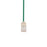 DYNAMIX 1m Cat6A 10G Green Ultra-Slim Component Level UTP Patch Lead (30AWG) with RJ45 Unshielded Gold Plated Connectors. Supports PoE IEEE 802.3af (15.4W). CDPLSG-C6-1