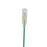 DYNAMIX 1m Cat6A 10G Green Ultra-Slim Component Level UTP Patch Lead (30AWG) with RJ45 Unshielded Gold Plated Connectors. Supports PoE IEEE 802.3af (15.4W). CDPLSG-C6-1