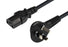 DYNAMIX 1M Flat Head 3-Pin to C13 Female Connector 7.5A SAA Approved Power Cord. 0.75mm copper core. BLACK Colour. CDC-PFH3PC13-1