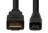 DYNAMIX 1m HDMI to HDMI Micro Cable v1.4. Max Res: 4K@30Hz. Colour Black. CDC-HDMI-MIC-1