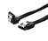 DYNAMIX 1m Right Angled SATA 6Gbs Data Cable with Latch. Black Colour CDC-SATA3-R100