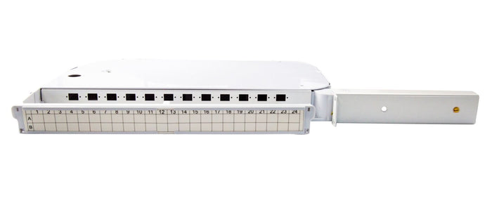 DYNAMIX 1U Rotary 24 Ports SC Simplex, Footprint Unloaded Right Hinge CDPPPR24S
