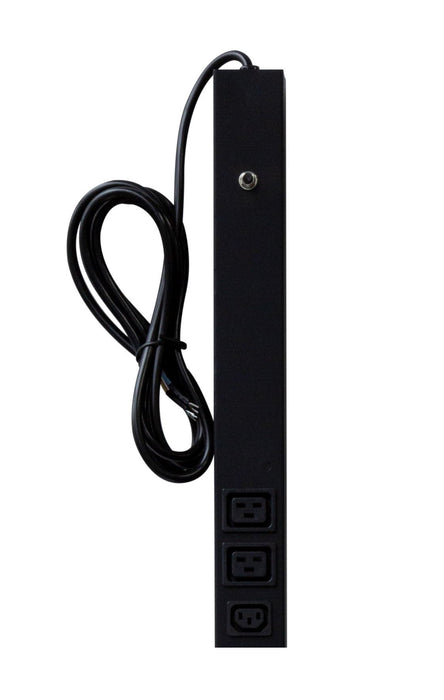 DYNAMIX 24 Outlet Power Rail. Includes Remote Monitoring, Current Measurement, Mail Notification, Overload Protection. No Plug. 0U 16A 230V,  (21)C13 & (3) C19 Outlets, (1)RJ45 (1)RJ11. CDWMV-1623W-24N1
