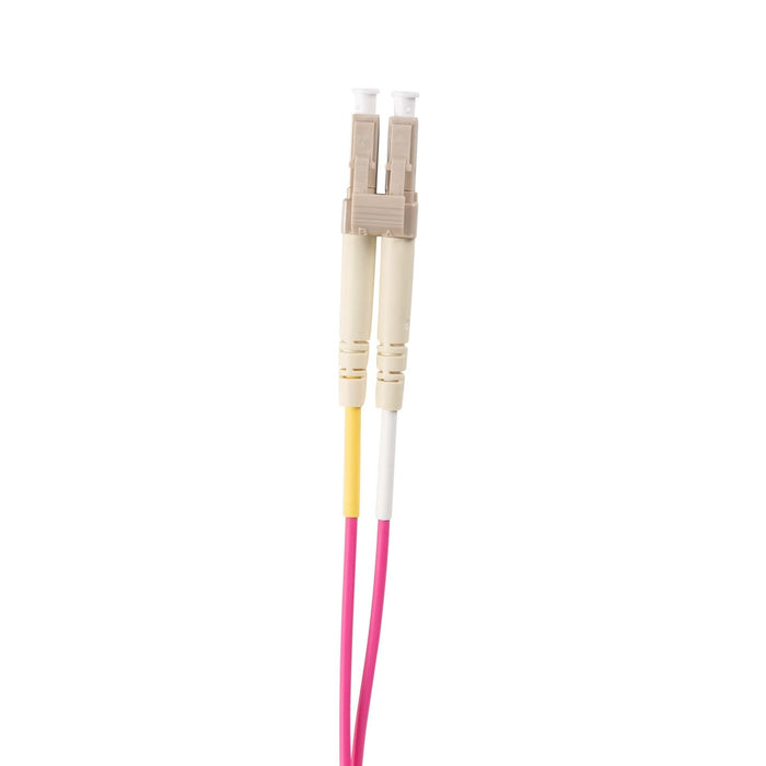 DYNAMIX 2M 50u LC/LC OM4 Fibre Lead (Duplex, Multimode) Raspberry Pink LSZH Jacket CDFL-LCLCOM4-2