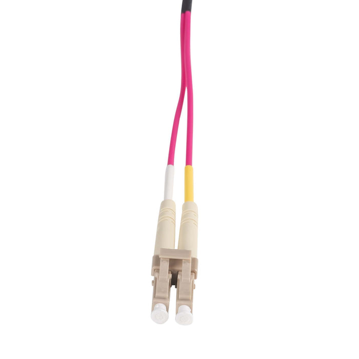 DYNAMIX 2M 50u LC/LC OM4 Fibre Lead (Duplex, Multimode) Raspberry Pink LSZH Jacket CDFL-LCLCOM4-2