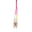 DYNAMIX 2M 50u LC/LC OM4 Fibre Lead (Duplex, Multimode) Raspberry Pink LSZH Jacket CDFL-LCLCOM4-2