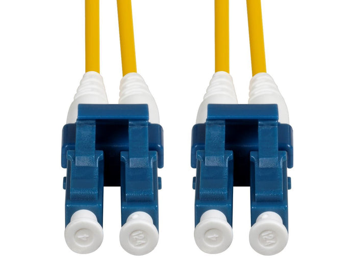 DYNAMIX 2M 9u LC/LC Duplex Single Mode G657A1 Bend Insensitive Fibre Lead. Yellow LSZH Jacket CDFSM-LCLC-2