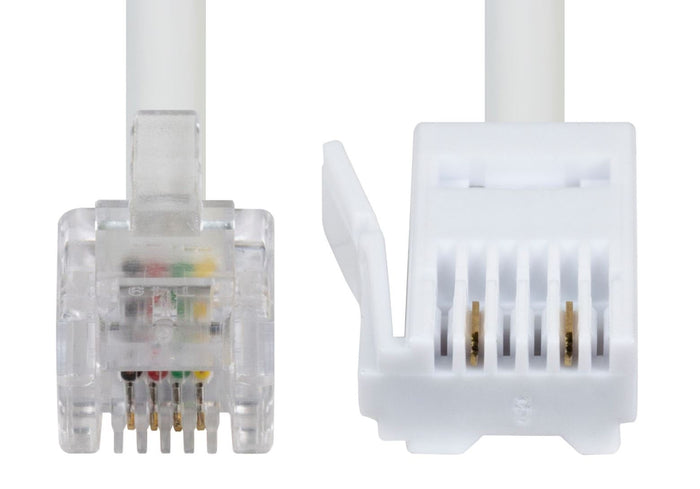 DYNAMIX 2m BT to RJ11 Cable (For Modem to Phone Line Connection)    STOCK CLEARANCE SAVE UP TO 45% OFF CDC-BTRJ11
