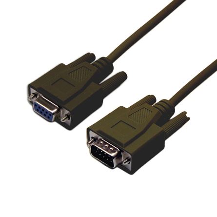 Dynamix 2m DB9 Male/Female Straight Through Extension Cable. CDC-MON-M