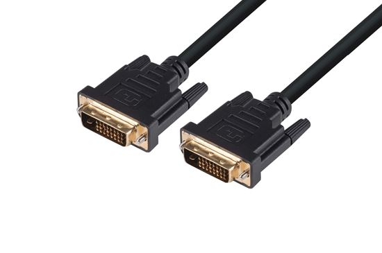 DYNAMIX 2m DVI-D Male to DVI-D Male Digital Dual Link (24+1) Cable. Supports DVI Digital Signals CDC-DVI-D-MM2