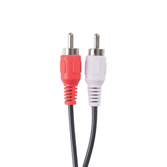 2 Rca To 2 Rca DYNAMIX 2m RCA Audio Cable 2 RCA to 2 RCA Plugs, 30AWG, Coloured Red ...