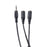 DYNAMIX 2M Stereo Y Cable 3.5mm Plugs CDCA-STY-2