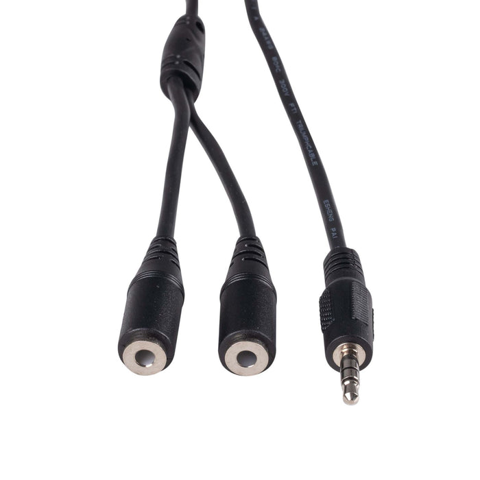 DYNAMIX 2M Stereo Y Cable 3.5mm Plugs CDCA-STY-2