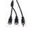 DYNAMIX 2M Stereo Y Cable 3.5mm Plugs CDCA-STY-2