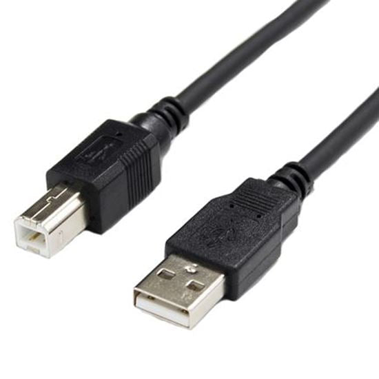 DYNAMIX 2m USB 2.0 Cable USB-A Male to USB-B Male Connectors. CDC-U2AB-2