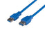 DYNAMIX 2m USB 3.0 USB-A Male to Female Extension Cable. Colour Blue CDC-U3-2