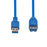 DYNAMIX 2m USB 3.0 USB-A Male to Female Extension Cable. Colour Blue CDC-U3-2